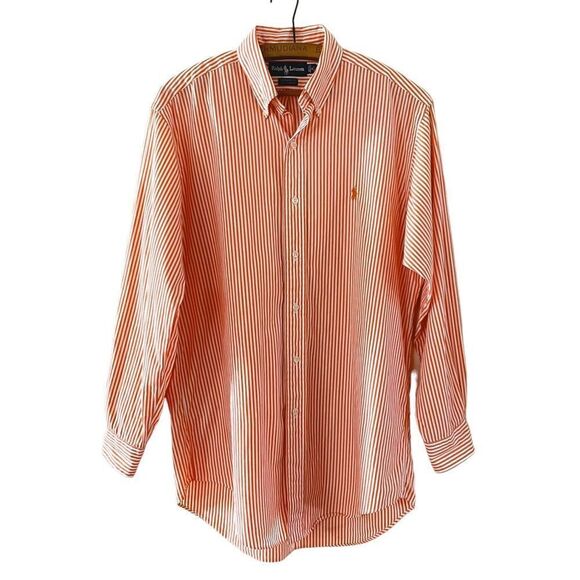 Ralph Lauren Striped Button Up Dress Shirt - Picture 1 of 6